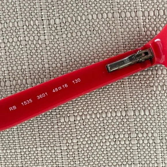 Ray-Ban Women Eyeglasses Blue/Red Tone RB1535 48[]16 130 Glasses Retail $130 - Picture 10 of 12